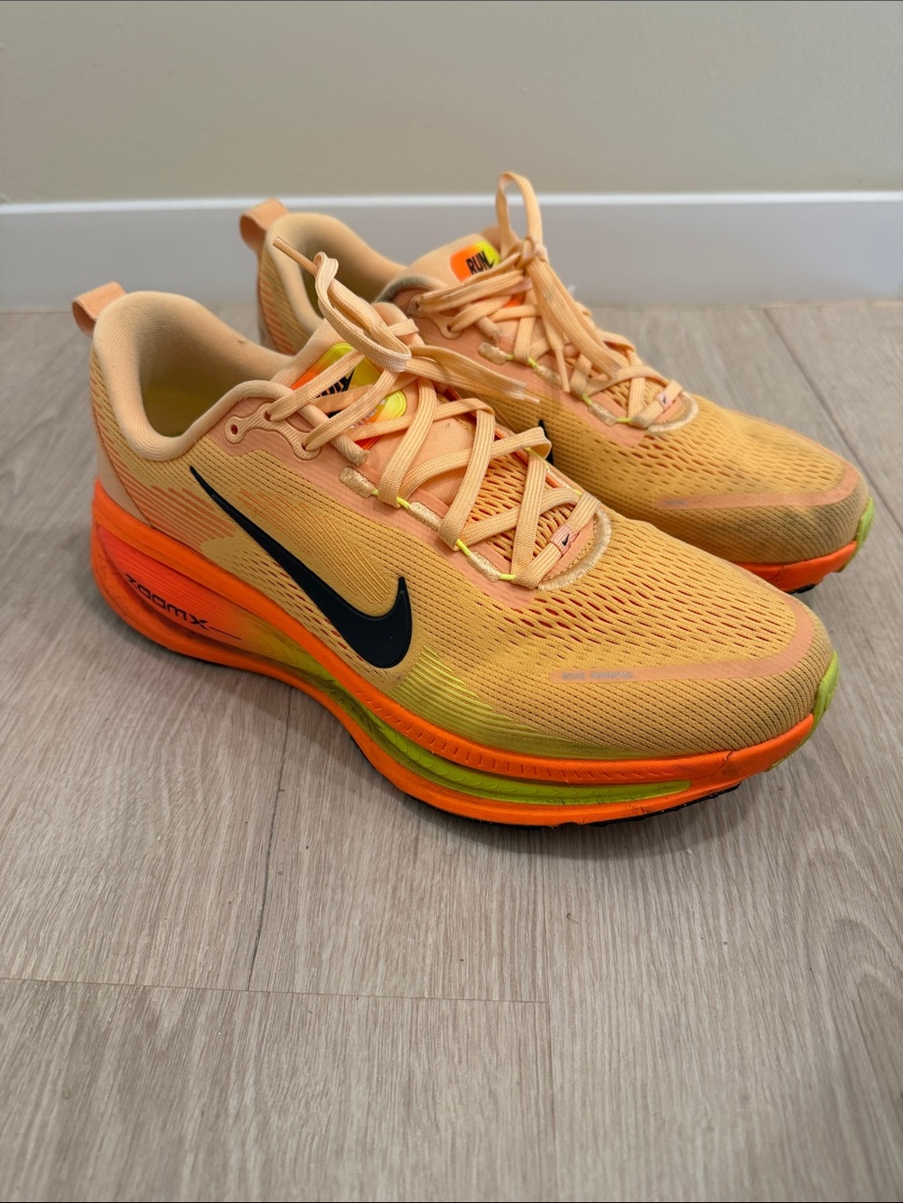 Nike ZoomX Invincible Run Flyknit 2 Team Orange Men’s Running Shoes Size 11